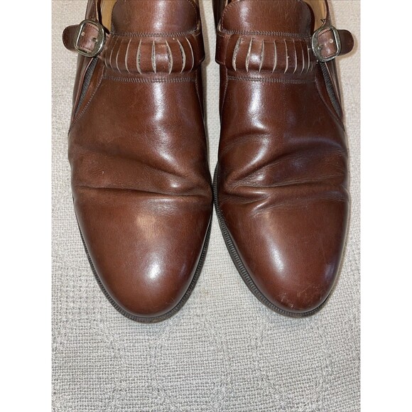 Mezlan Men's Dress Shoes Size 10.5 M Brown Leather Business Formal City